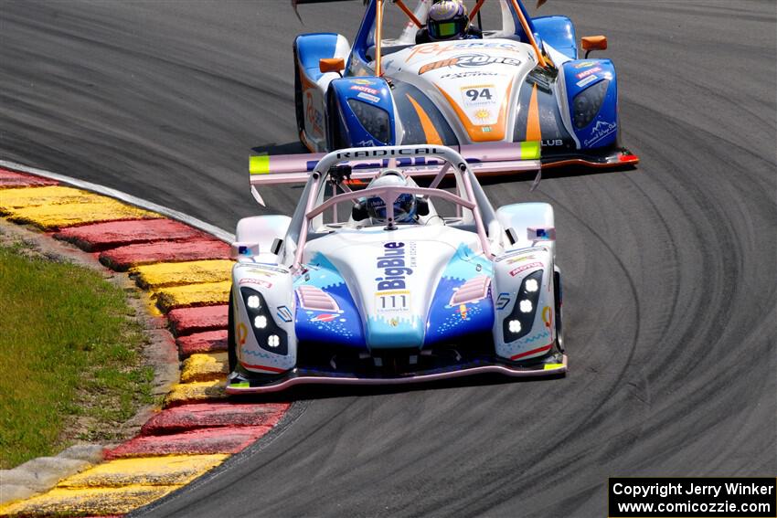 Louis Schriber's Radical SR10 XXR and Robert Soroka's Radical SR3 RSX 1500