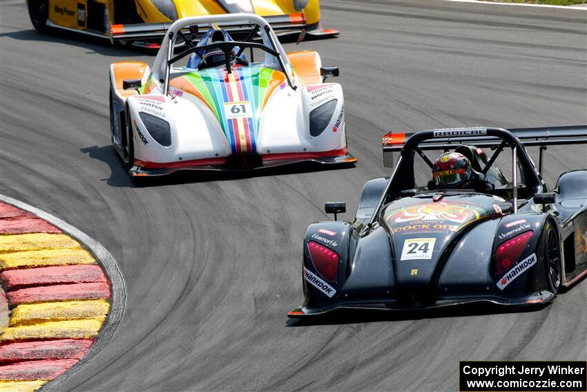 Gregg Gorski's Radical SR3 RSX 1500 and Mike Anzaldi's Radical SR3 XXR 1500