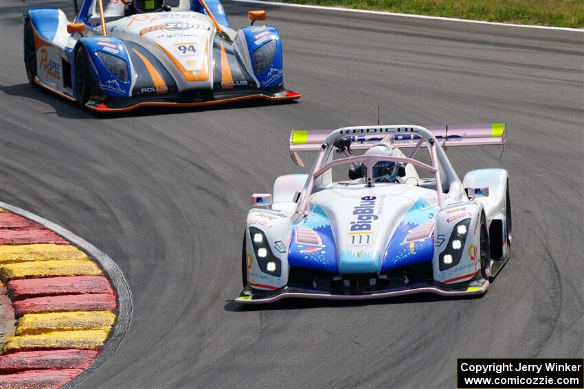 Louis Schriber's Radical SR10 XXR and Robert Soroka's Radical SR3 RSX 1500