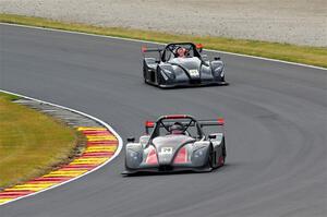 Richard Durocher's Radical SR3 RSX 1500 and Dave Tweedlie's Radical SR3 XXR 1500