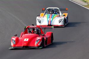 Seth Bacon's Radical SR3 RSX 1340 and Mike Anzaldi's Radical SR3 XXR 1500