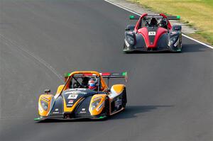 Gavin Sanders' Radical SR3 RSX 1340 and Robert Cipriani's Radical SR3 RSX 1340