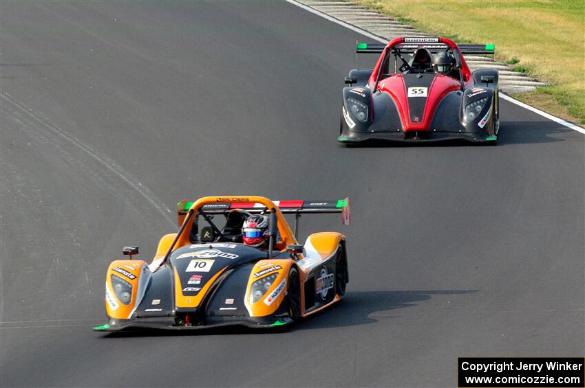 Gavin Sanders' Radical SR3 RSX 1340 and Robert Cipriani's Radical SR3 RSX 1340