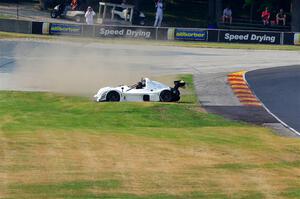 Scott Wagner's Radical SR10 spins off at turn 6.