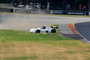 Scott Wagner's Radical SR10 spins off at turn 6.