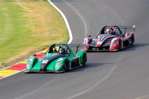 Evan Wolf's Radical SR3 RSX 1340 and Jon Field's Radical SR10