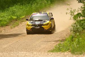 Colin Schulz / Jason Hack Subaru WRX STi on SS1, Camp 3 North.