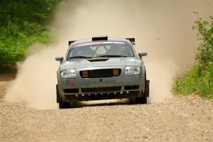 Adam VanDamme / Morgan Engle Audi TT on SS1, Camp 3 North.