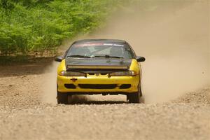 Zach Richard / Max Sutton Mitsubishi Eclipse on SS1, Camp 3 North.