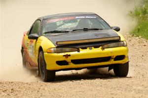 Zach Richard / Max Sutton Mitsubishi Eclipse on SS1, Camp 3 North.