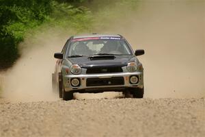 Jonathon Nagel / Chris Woodry Subaru Impreza 2.5RS on SS1, Camp 3 North.