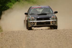 Jonathon Nagel / Chris Woodry Subaru Impreza 2.5RS on SS1, Camp 3 North.