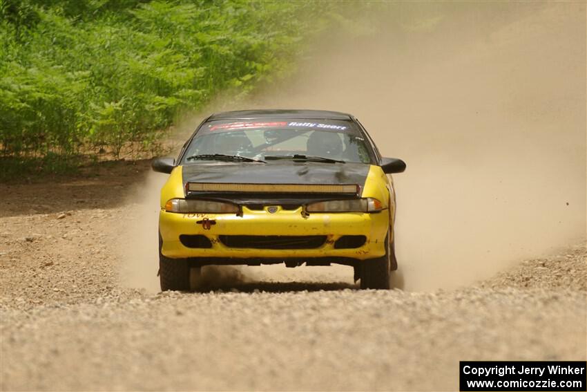 Zach Richard / Max Sutton Mitsubishi Eclipse on SS1, Camp 3 North.