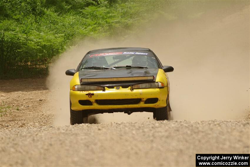 Zach Richard / Max Sutton Mitsubishi Eclipse on SS1, Camp 3 North.