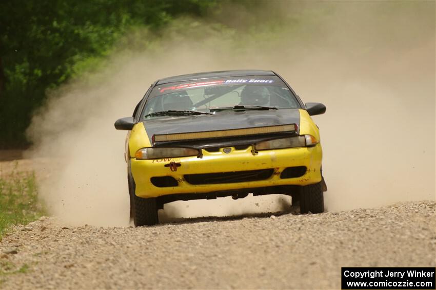 Zach Richard / Max Sutton Mitsubishi Eclipse on SS1, Camp 3 North.