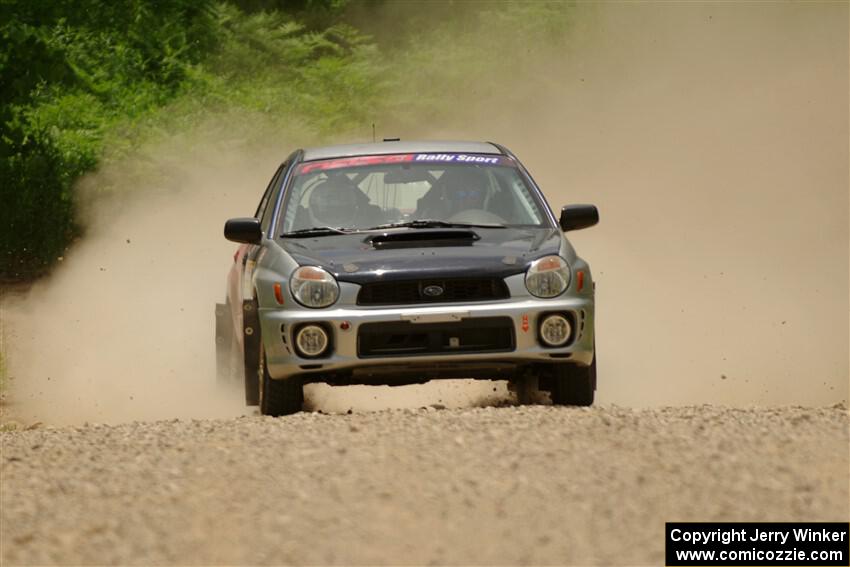 Jonathon Nagel / Chris Woodry Subaru Impreza 2.5RS on SS1, Camp 3 North.