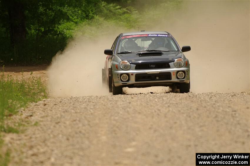 Jonathon Nagel / Chris Woodry Subaru Impreza 2.5RS on SS1, Camp 3 North.