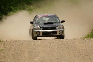 Jonathon Nagel / Chris Woodry Subaru Impreza 2.5RS on SS1, Camp 3 North.