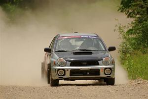 Jonathon Nagel / Chris Woodry Subaru Impreza 2.5RS on SS1, Camp 3 North.