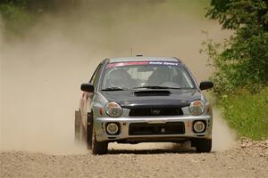 Jonathon Nagel / Chris Woodry Subaru Impreza 2.5RS on SS1, Camp 3 North.