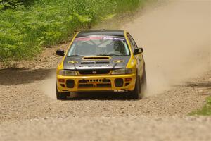 Katie Gingras / Camille Carlson Subaru Impreza on SS1, Camp 3 North.