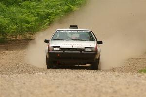 Eric Anderson / Taylor Haelterman Toyota Celica GTS on SS1, Camp 3 North.