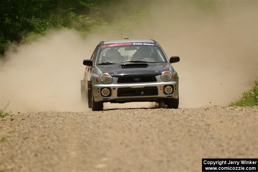 Jonathon Nagel / Chris Woodry Subaru Impreza 2.5RS on SS1, Camp 3 North.