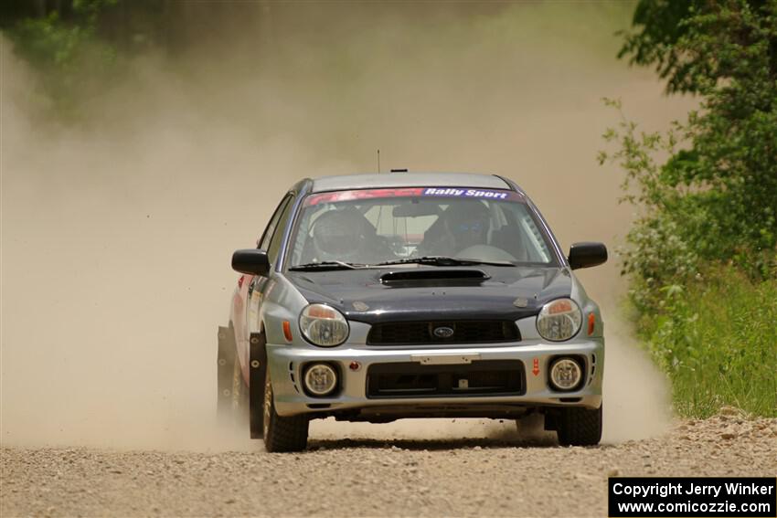 Jonathon Nagel / Chris Woodry Subaru Impreza 2.5RS on SS1, Camp 3 North.