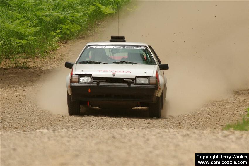 Eric Anderson / Taylor Haelterman Toyota Celica GTS on SS1, Camp 3 North.