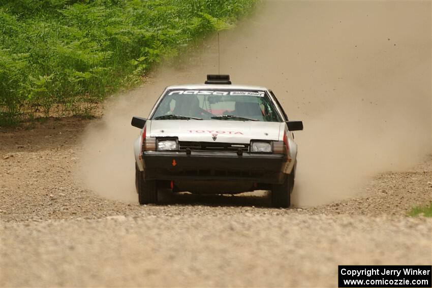 Eric Anderson / Taylor Haelterman Toyota Celica GTS on SS1, Camp 3 North.