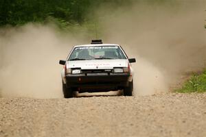 Eric Anderson / Taylor Haelterman Toyota Celica GTS on SS1, Camp 3 North.