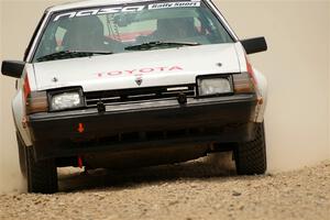 Eric Anderson / Taylor Haelterman Toyota Celica GTS on SS1, Camp 3 North.