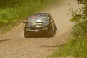 Chase Blakely / Mike Callaway VW GTI on SS1, Camp 3 North.