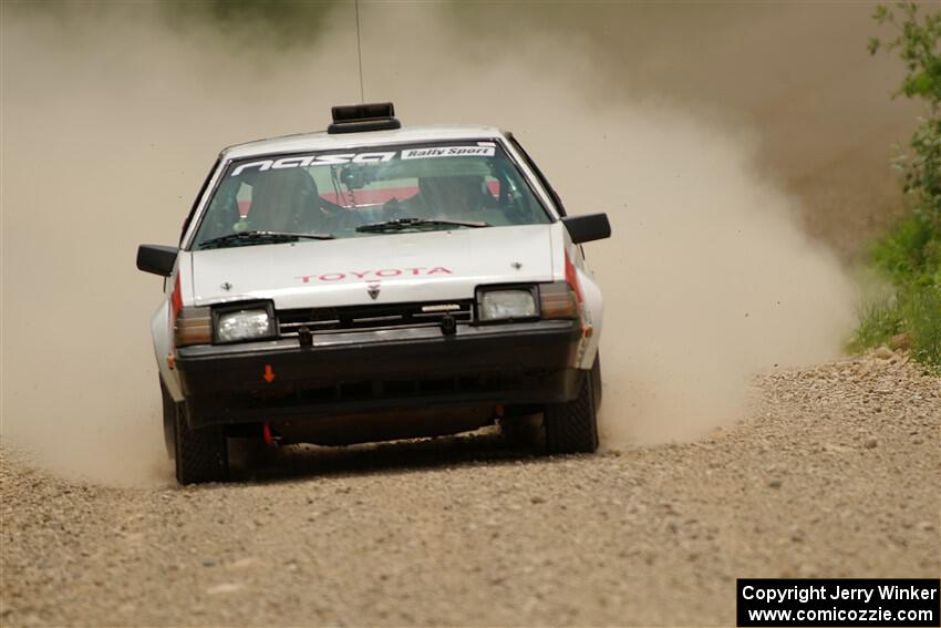 Eric Anderson / Taylor Haelterman Toyota Celica GTS on SS1, Camp 3 North.