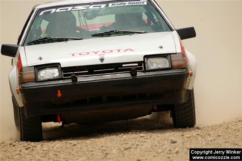 Eric Anderson / Taylor Haelterman Toyota Celica GTS on SS1, Camp 3 North.