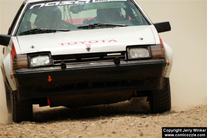 Eric Anderson / Taylor Haelterman Toyota Celica GTS on SS1, Camp 3 North.