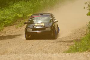 Chase Blakely / Mike Callaway VW GTI on SS1, Camp 3 North.