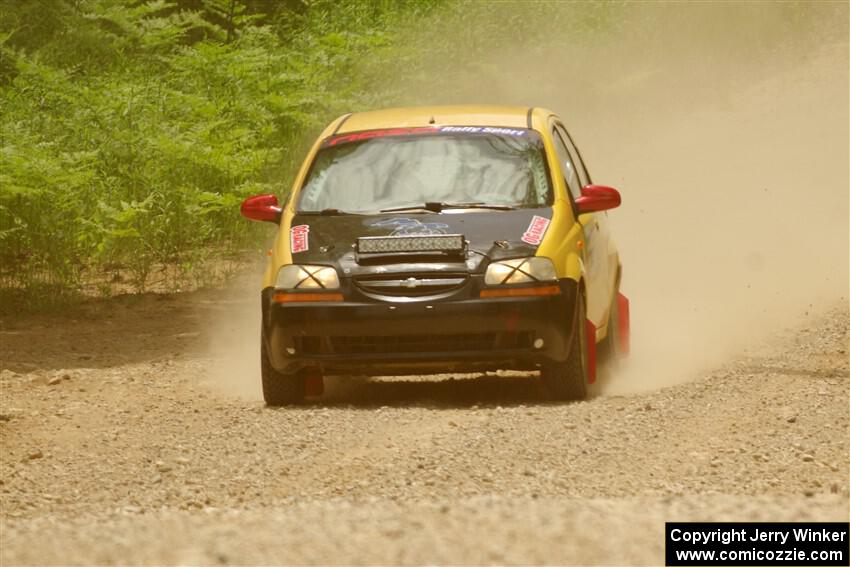 James Walker / Yannis Burnell Chevy Aveo on SS1, Camp 3 North.