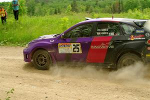 Silas Himes / Charlotte Himes Subaru WRX STi on SS2, Skunk Creek.