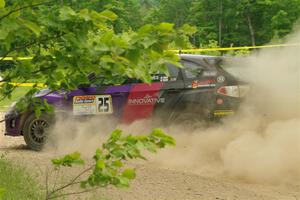 Silas Himes / Charlotte Himes Subaru WRX STi on SS2, Skunk Creek.