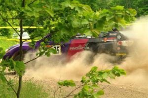 Silas Himes / Charlotte Himes Subaru WRX STi on SS2, Skunk Creek.