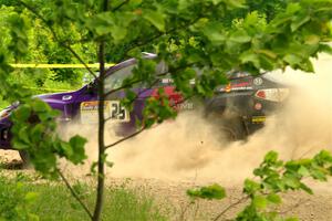 Silas Himes / Charlotte Himes Subaru WRX STi on SS2, Skunk Creek.