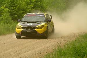 Colin Schulz / Jason Hack Subaru WRX STi on SS2, Skunk Creek.