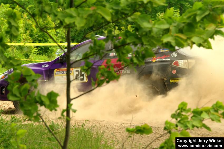 Silas Himes / Charlotte Himes Subaru WRX STi on SS2, Skunk Creek.