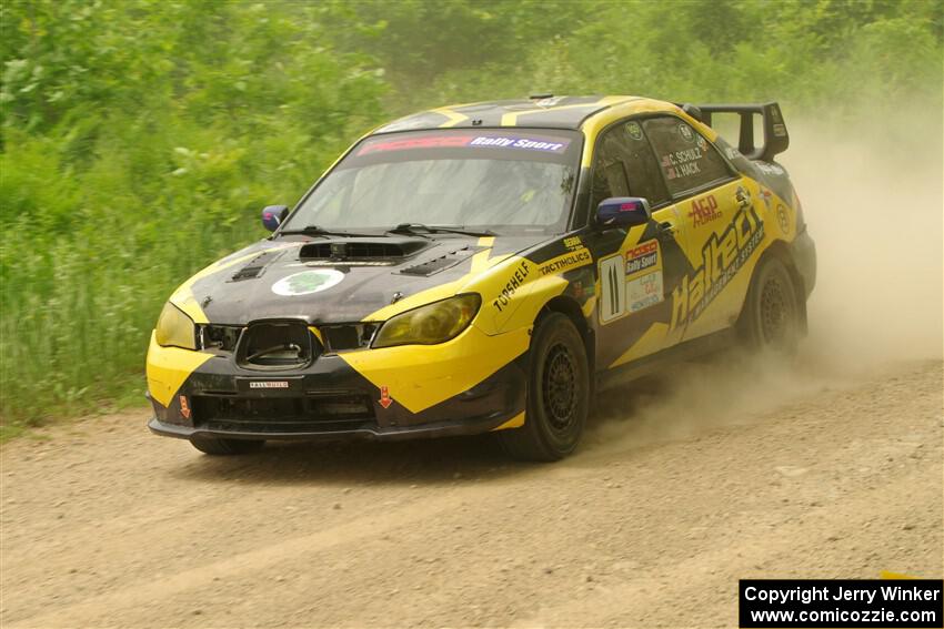 Colin Schulz / Jason Hack Subaru WRX STi on SS2, Skunk Creek.