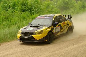 Colin Schulz / Jason Hack Subaru WRX STi on SS2, Skunk Creek.