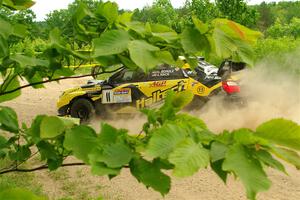 Colin Schulz / Jason Hack Subaru WRX STi on SS2, Skunk Creek.