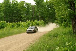 Dexter Clark / Bryce Proseus Nissan Sentra SE-R on SS2, Skunk Creek.