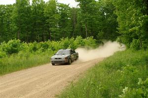 Dexter Clark / Bryce Proseus Nissan Sentra SE-R on SS2, Skunk Creek.