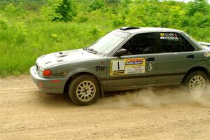 Dexter Clark / Bryce Proseus Nissan Sentra SE-R on SS2, Skunk Creek.